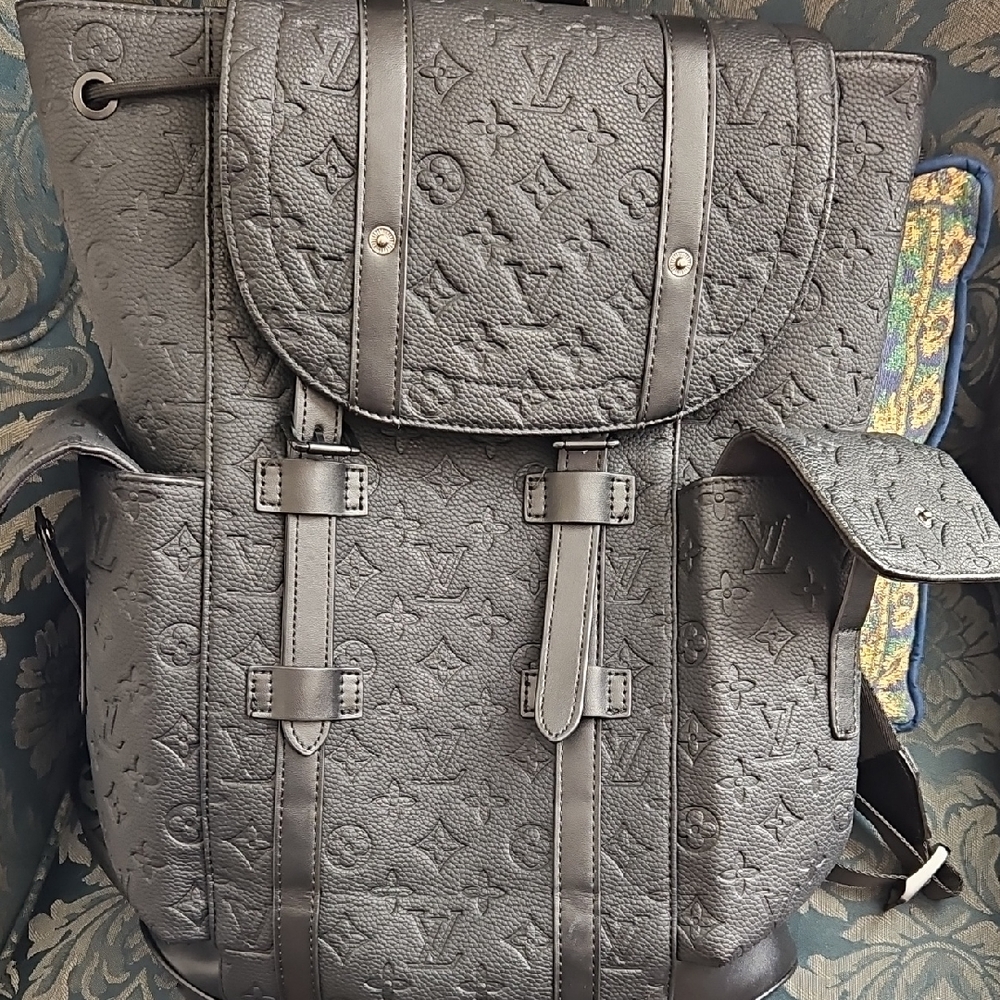 Black Monogram Backpack - image 1